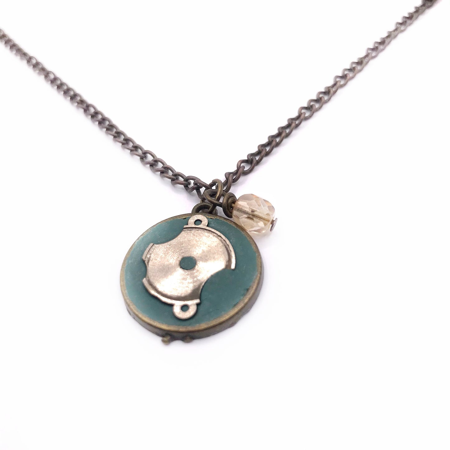 Literatu Nights Pendant #6 - Dusty Green, Small