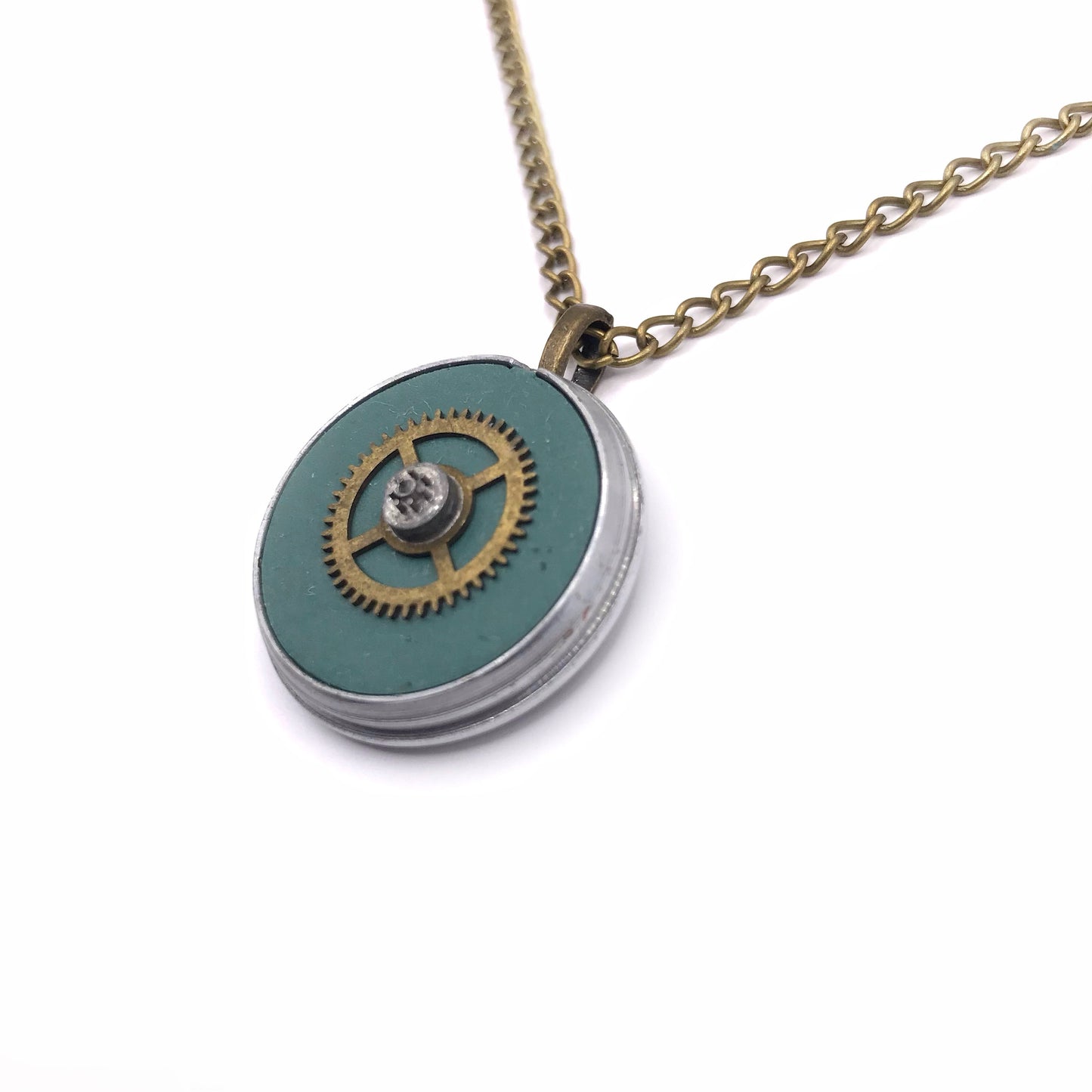 Literatu Nights Pendant #1 - Dusty Green