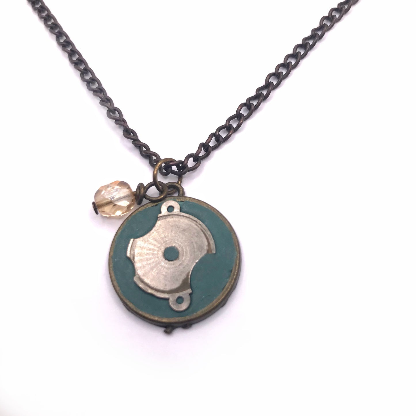 Literatu Nights Pendant #6 - Dusty Green, Small