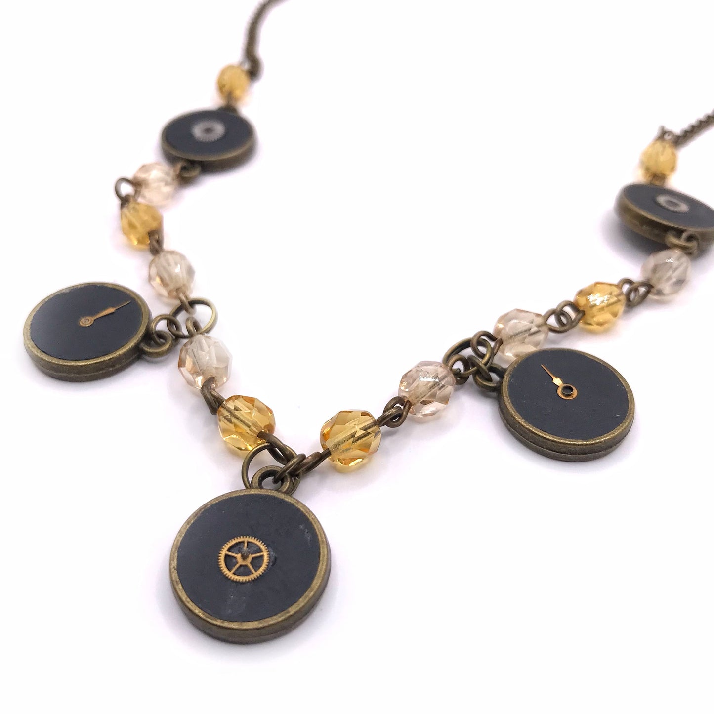 Literatu Nights Day-to-Night Necklace #1 - Midnight Grey