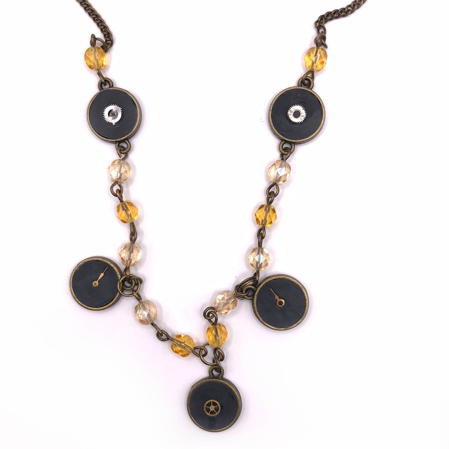 Literatu Nights Day-to-Night Necklace #1 - Midnight Grey