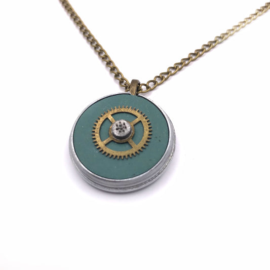 Literatu Nights Pendant #1 - Dusty Green
