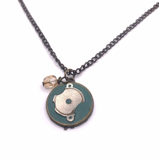 Literatu Nights Pendant #6 - Dusty Green, Small