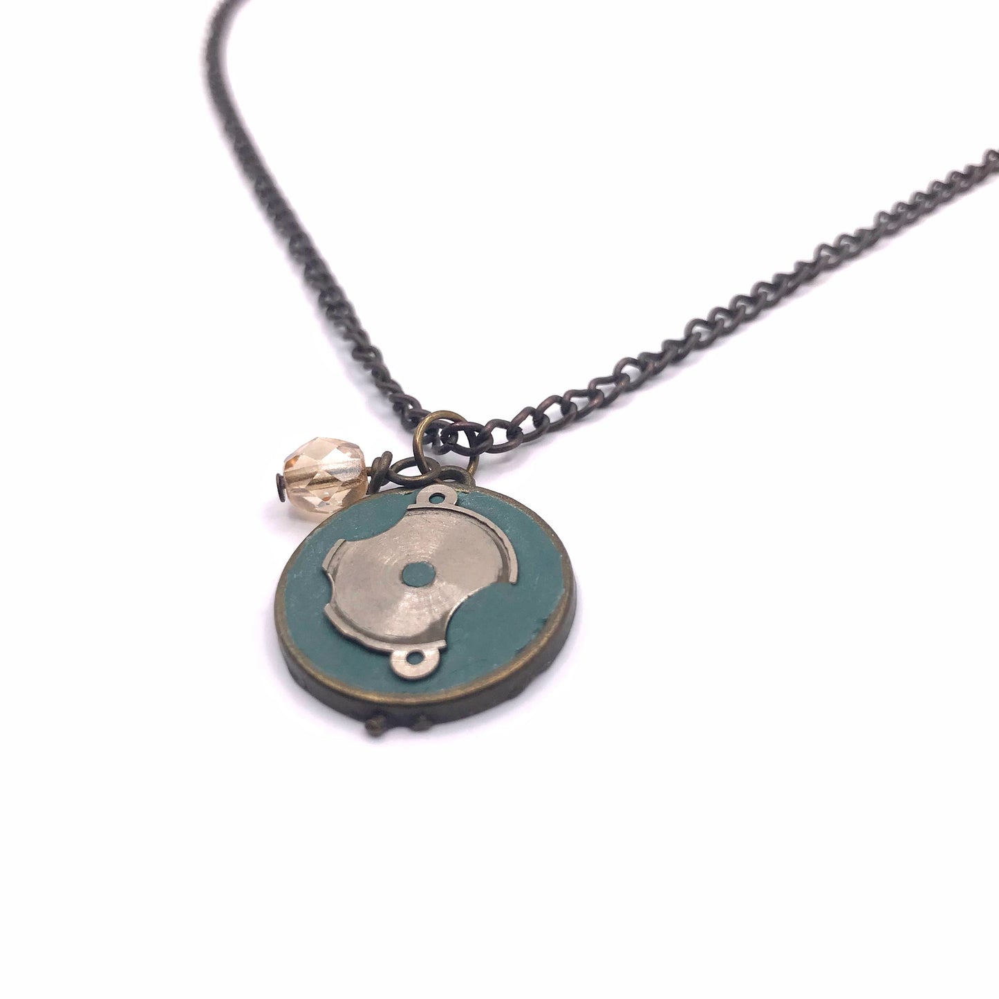 Literatu Nights Pendant #6 - Dusty Green, Small