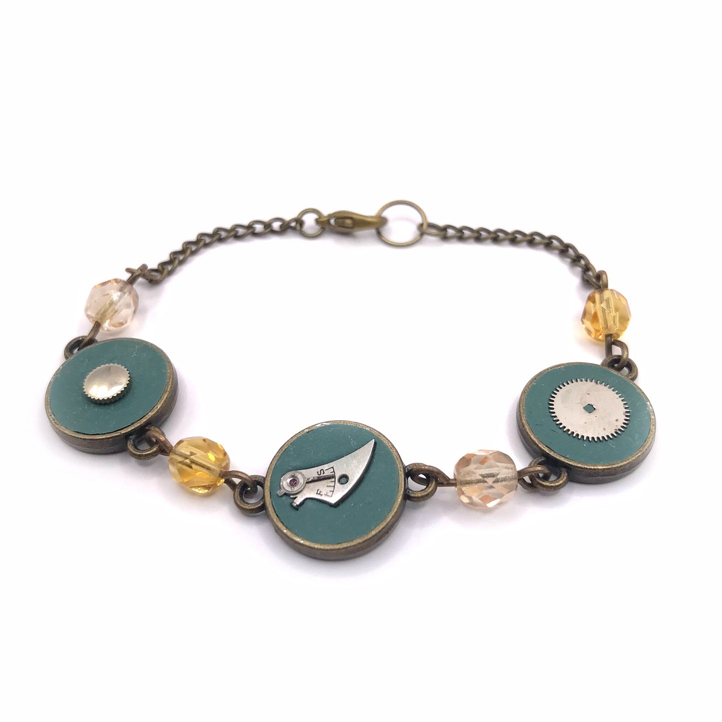 Literatu nights Bracelet #1 - Dusty Green