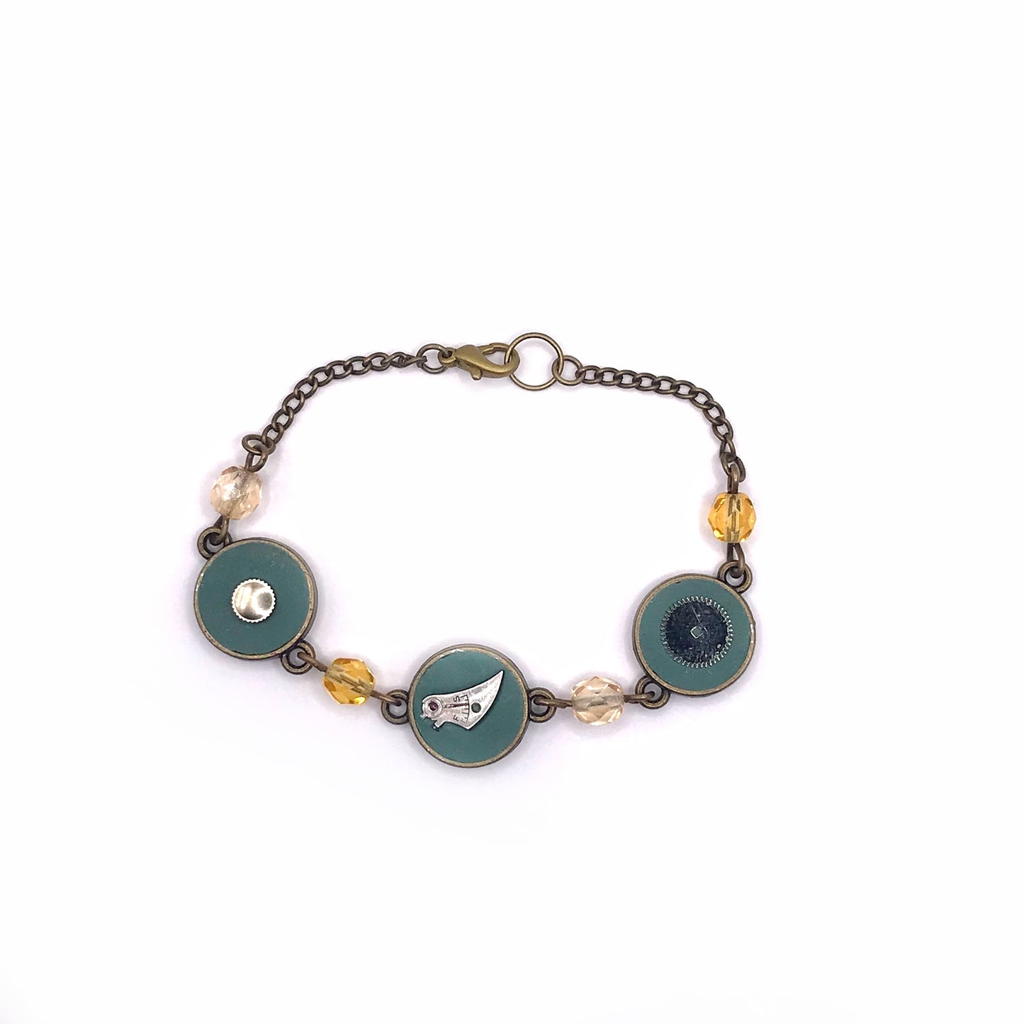 Literatu nights Bracelet #1 - Dusty Green