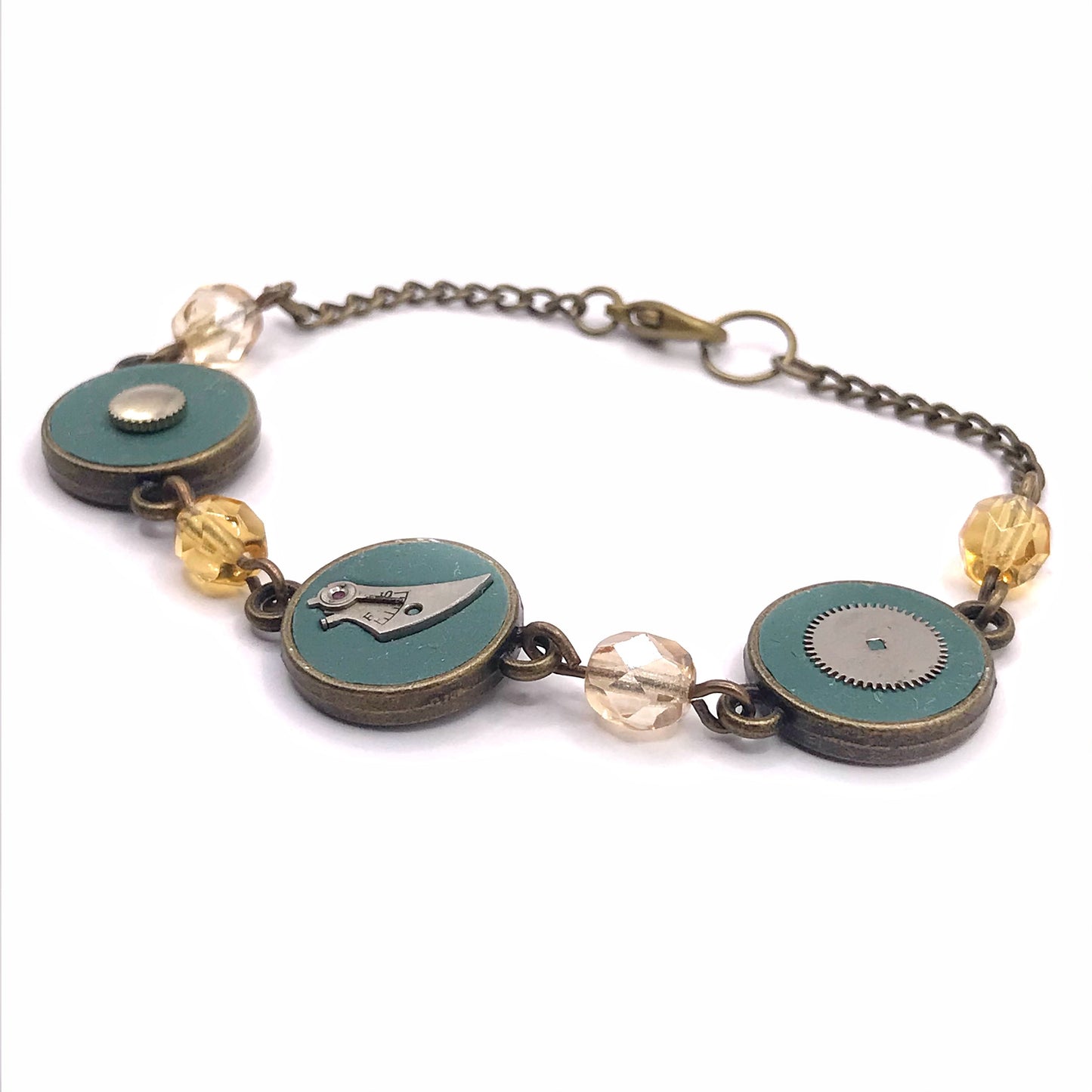 Literatu nights Bracelet #1 - Dusty Green
