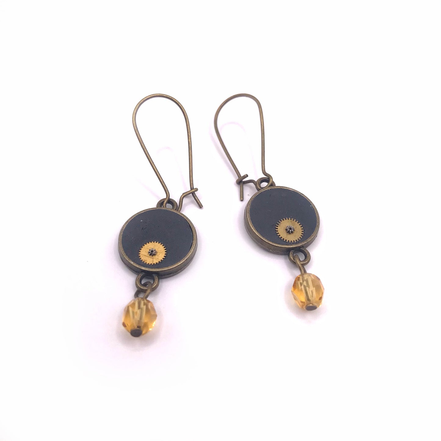 Literatu Nights Earrings #1 - Midnight Grey