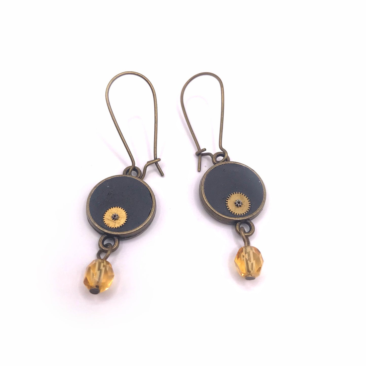 Literatu Nights Earrings #1 - Midnight Grey