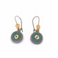 Literatu Night Earrings #2 - Dusty Green