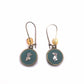 Literatu Nights Earrings #3 - Dusty Green