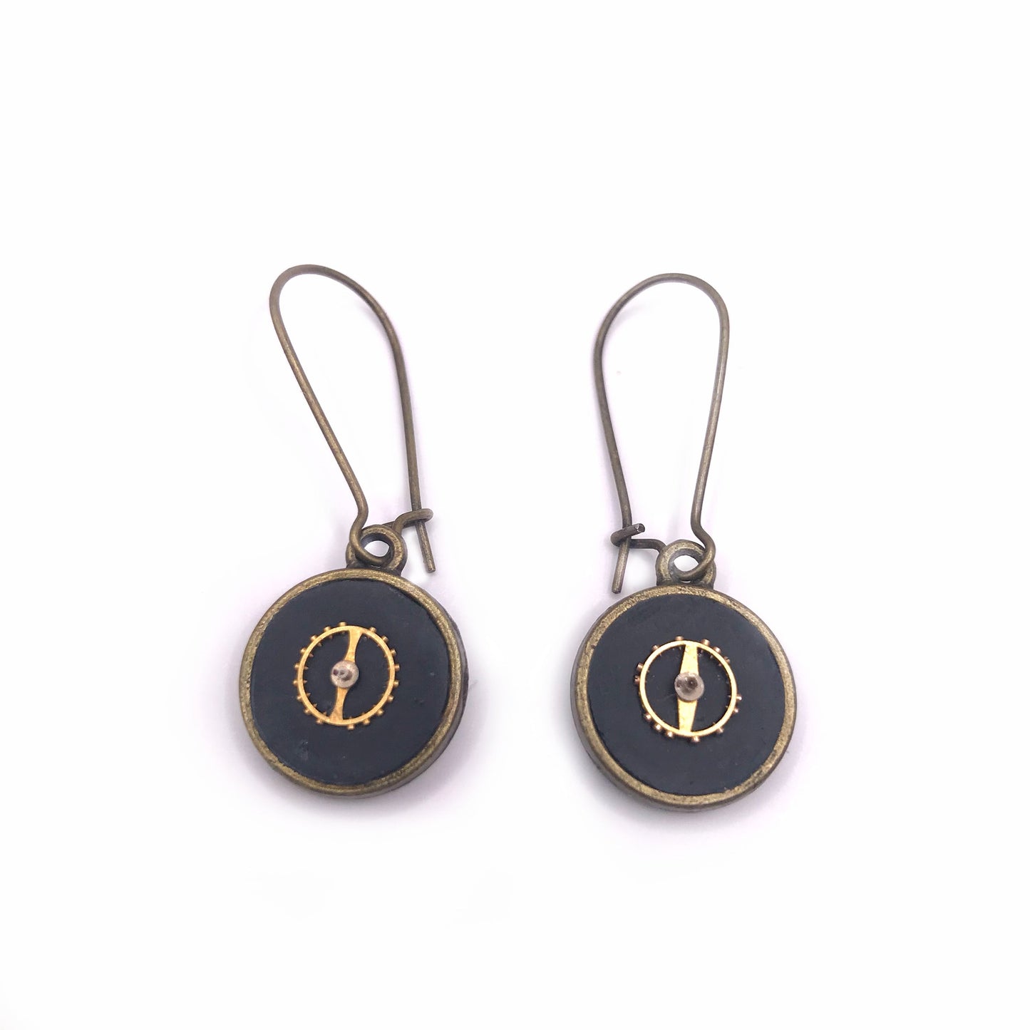 Literatu Night Earrings #4 - Midnight Grey