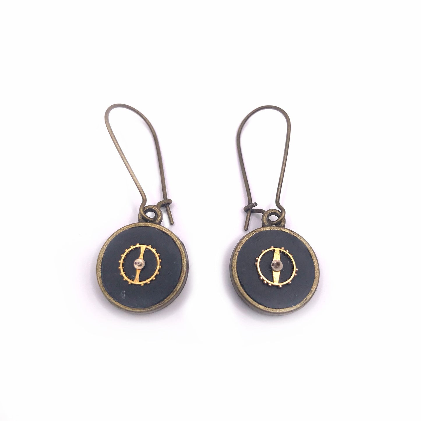 Literatu Night Earrings #4 - Midnight Grey