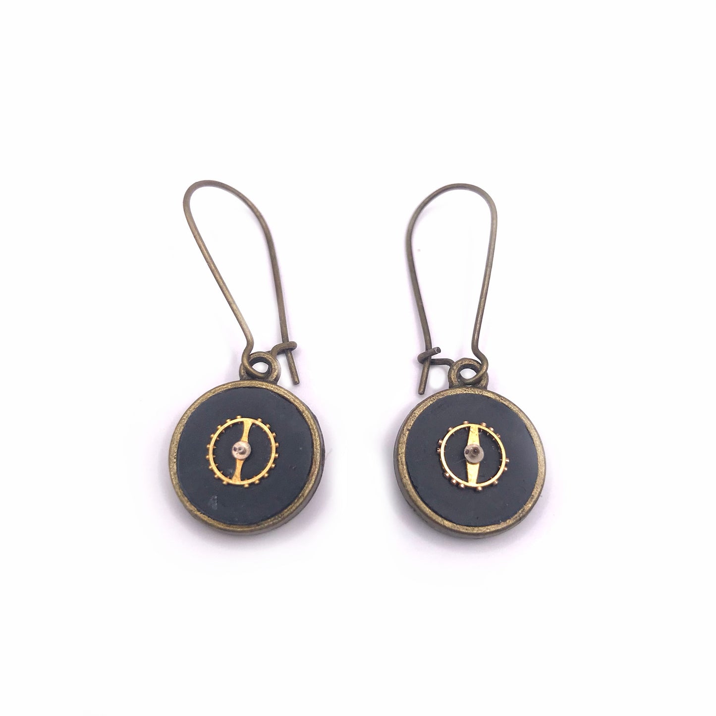Literatu Night Earrings #4 - Midnight Grey