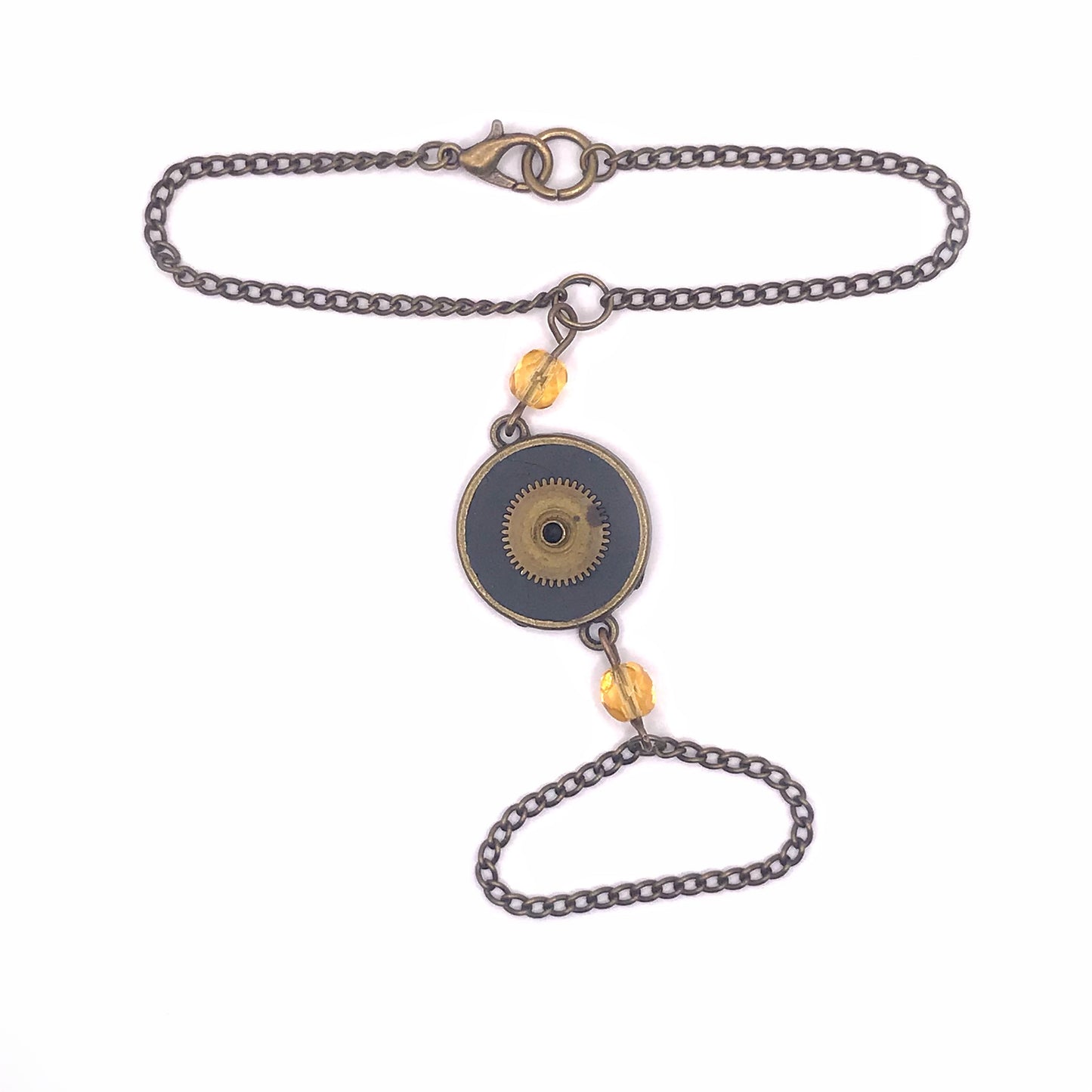 Literatu Nights Ring Bracelet #2 - Midnight Grey
