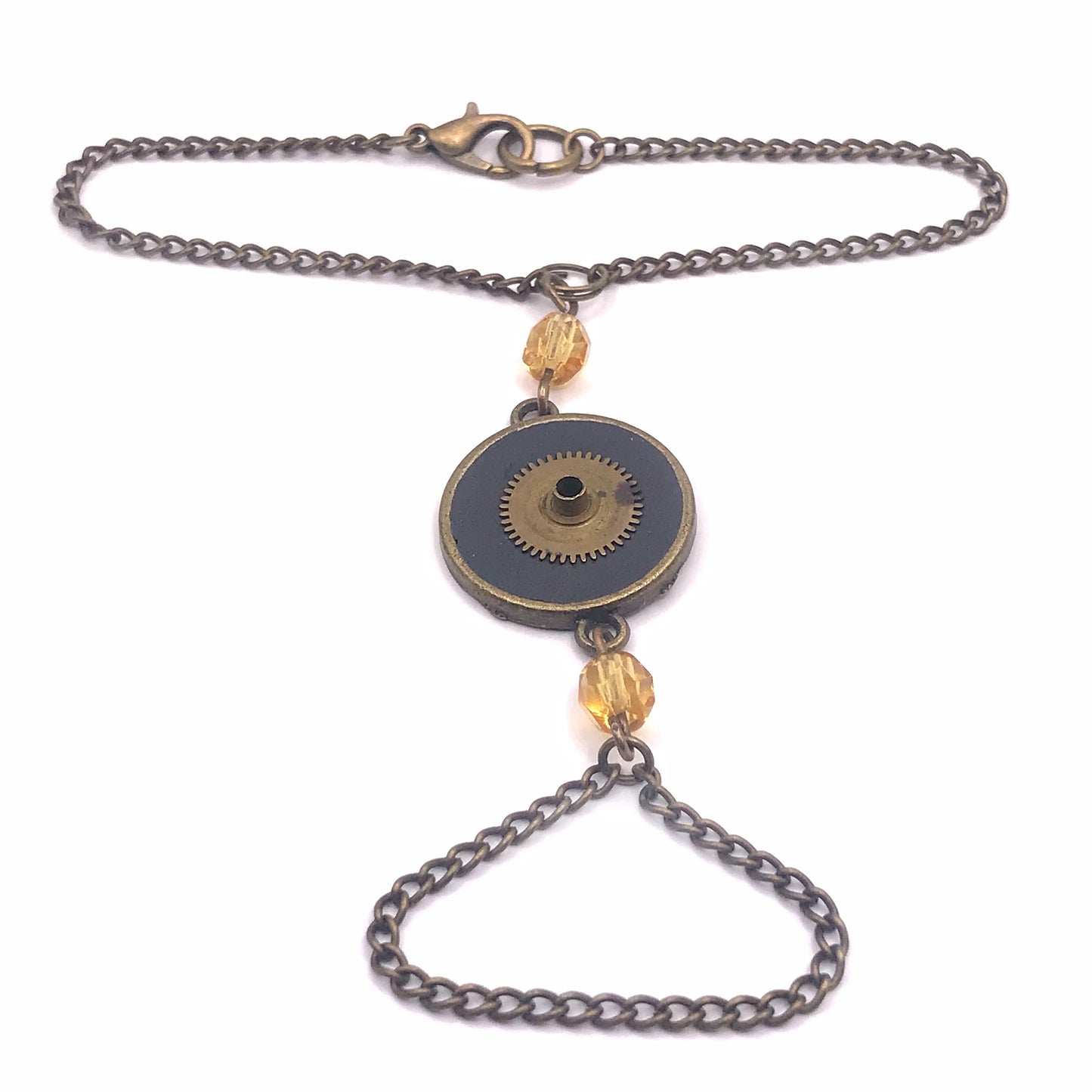 Literatu Nights Ring Bracelet #2 - Midnight Grey