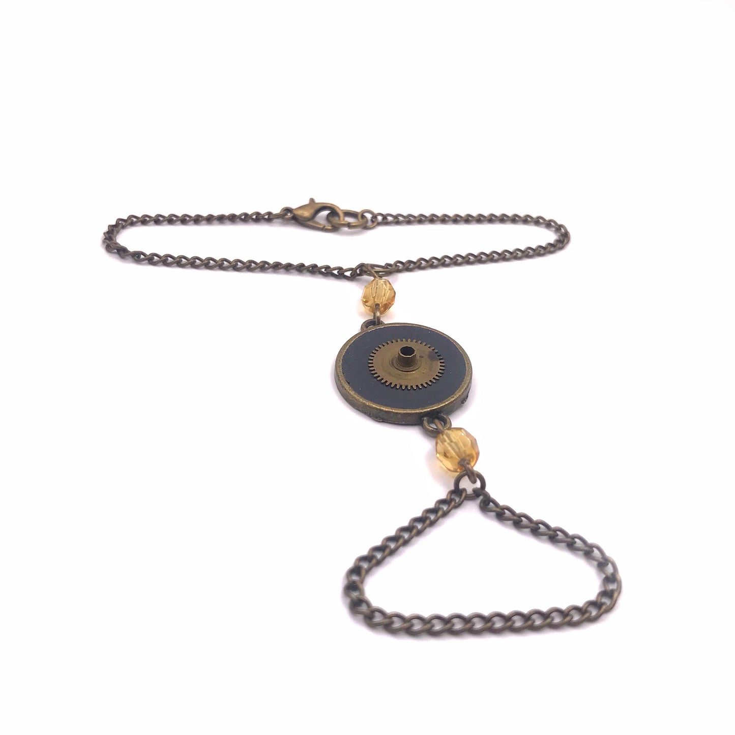 Literatu Nights Ring Bracelet #2 - Midnight Grey