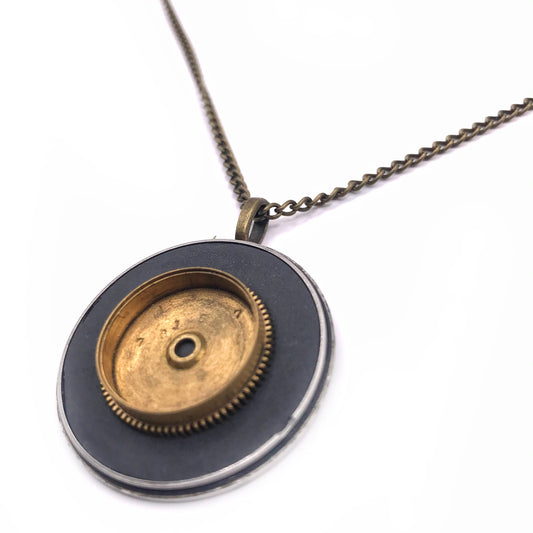Literatu Nights Pendant #3 - Midnight Grey